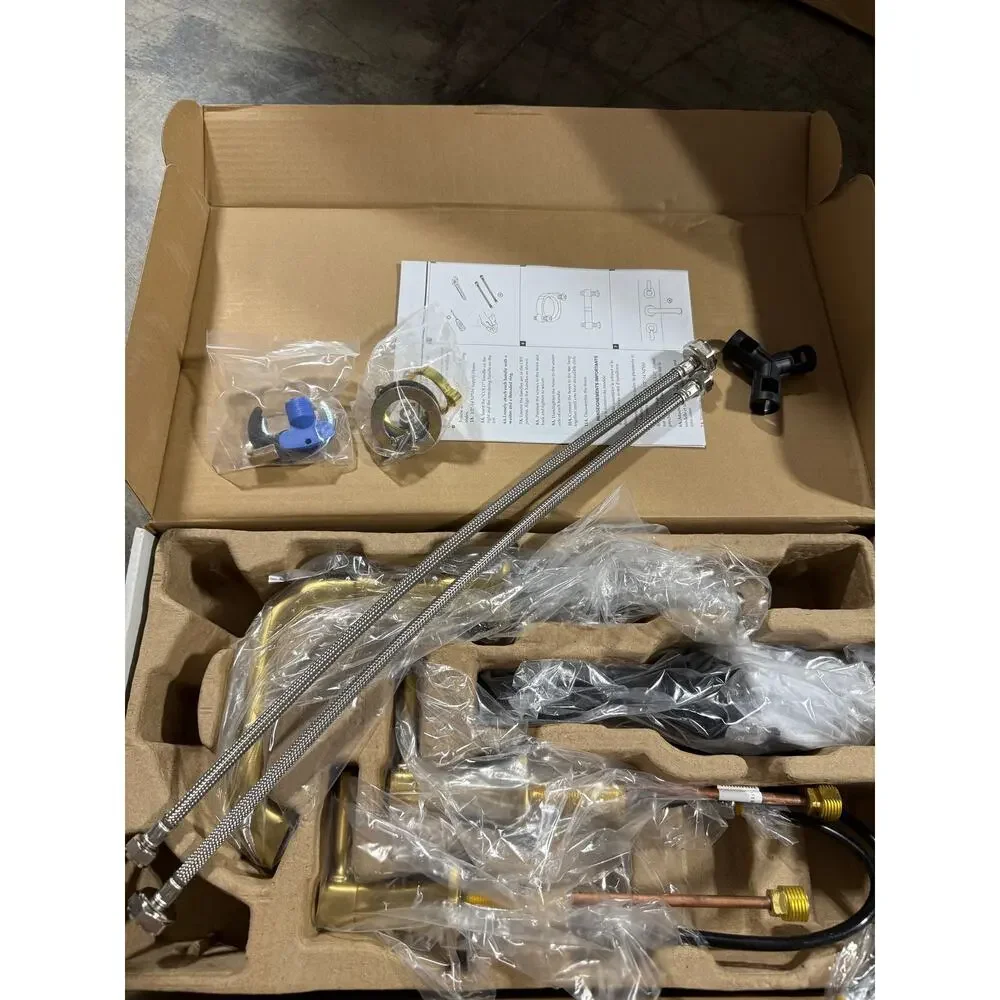 Kohler Terzet Widespread Bathroom Sink Faucet Gold